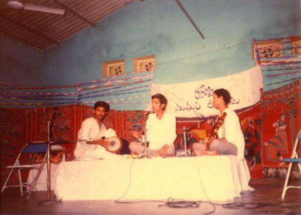 1986 anniversary concert with violin and mridangam