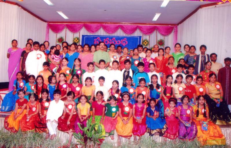 Swara Sudha students, teachers and guests, 2008