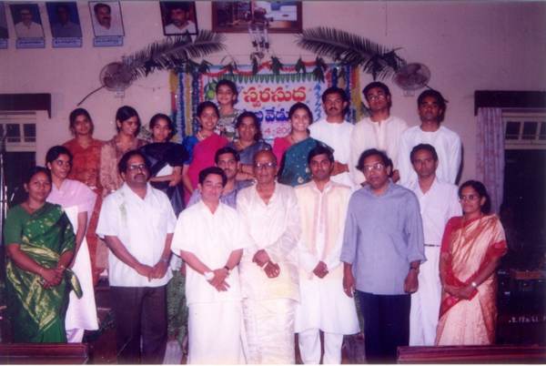 Group photo at the Ugadi 2000 celebrations